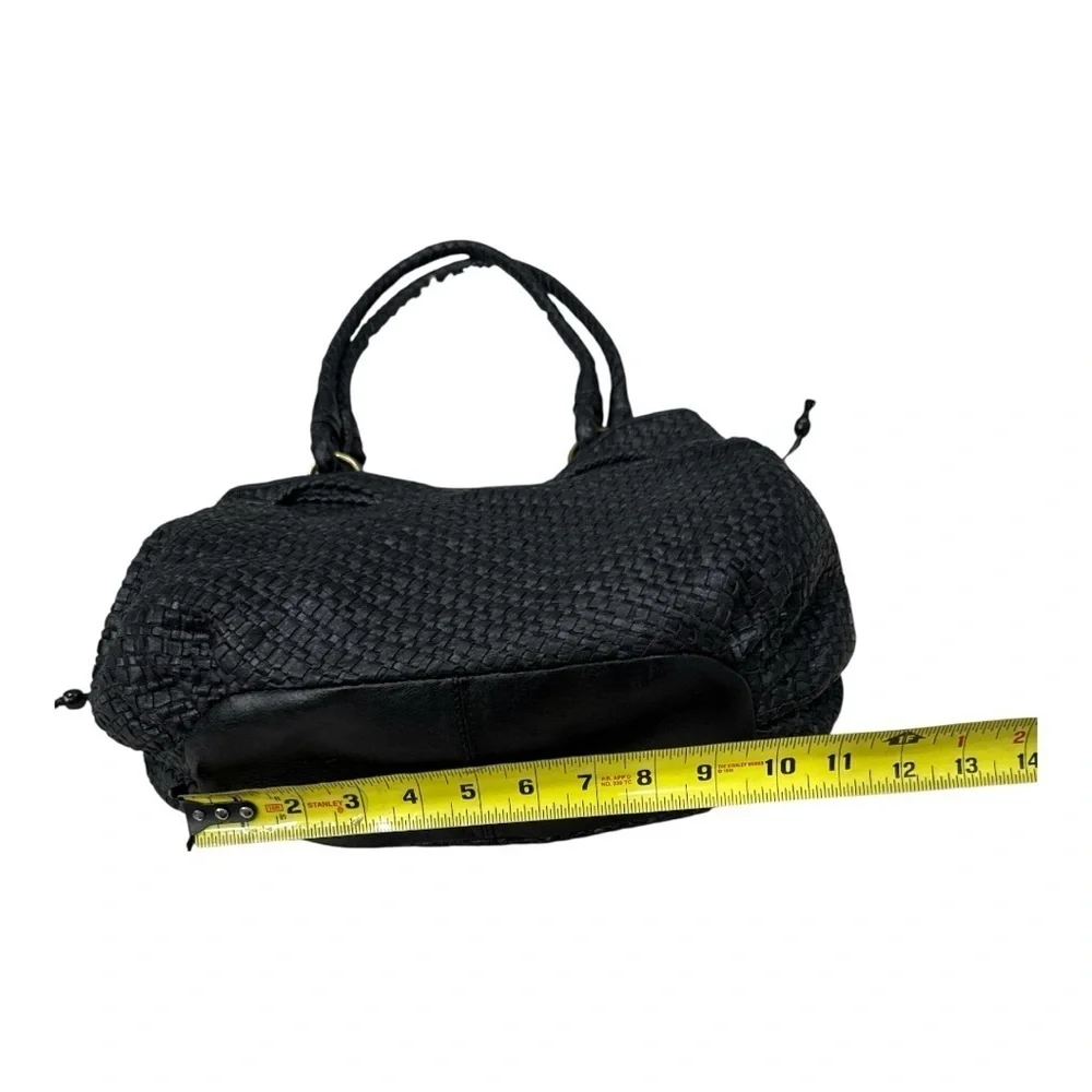 The Sak Black Woven Hobo Bag